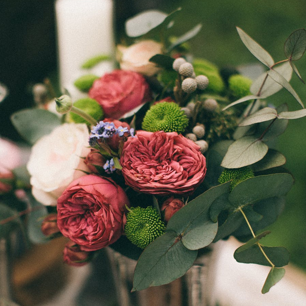 大型活动时候的花卉展示