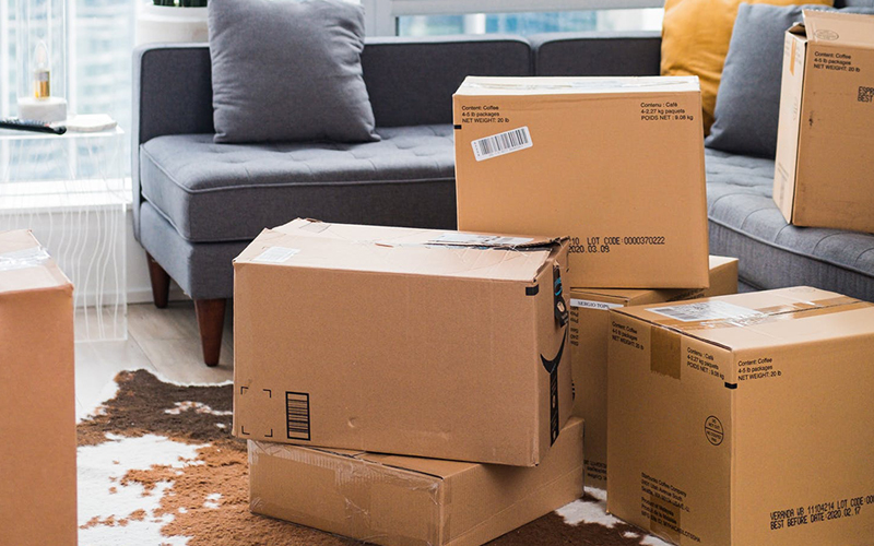 某某小区刘先生搬新家